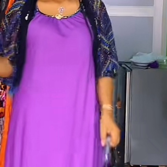 Dresses & Skirts - Brand new dark pink African Style ready to wear to any special occasion.